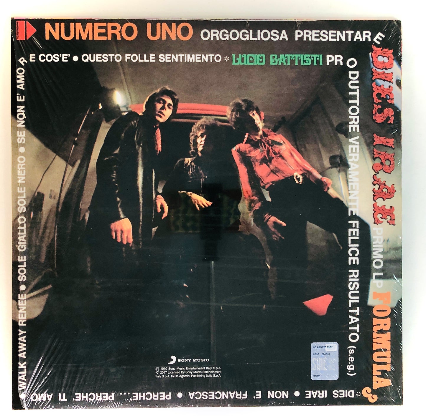 FORMULA 3 - Dies Irae - Vinile Nero (Black Vinyl) (Numero Uno - 2018)