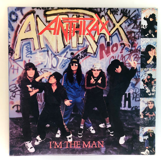 ANTHRAX - I’m the man - Vinile Nero (Black Vinyl) (Island Records - 1987 (Italy))