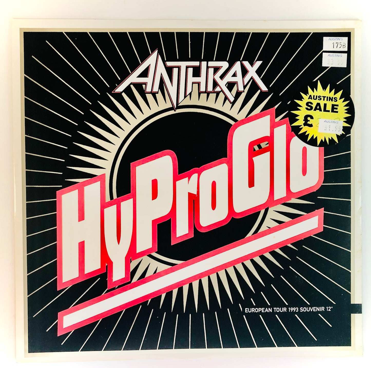 ANTHRAX - Hy Pro Glo - Vinile Nero (45rpm) (7" Black Vinyl) (Elektra - 1993 (UK))