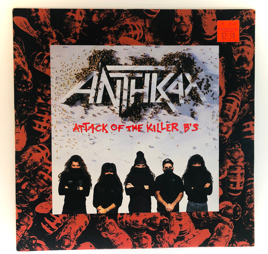 ANTHRAX -Attack of the Killer b’s- Vinile Nero (Black Vinyl) (Island Records 1991)