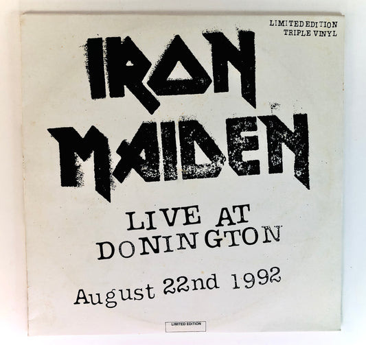 Iron Maiden - Live at Donington - Triplo Vinile Nero (3LPs Black Vinyl) (EMI 1993)