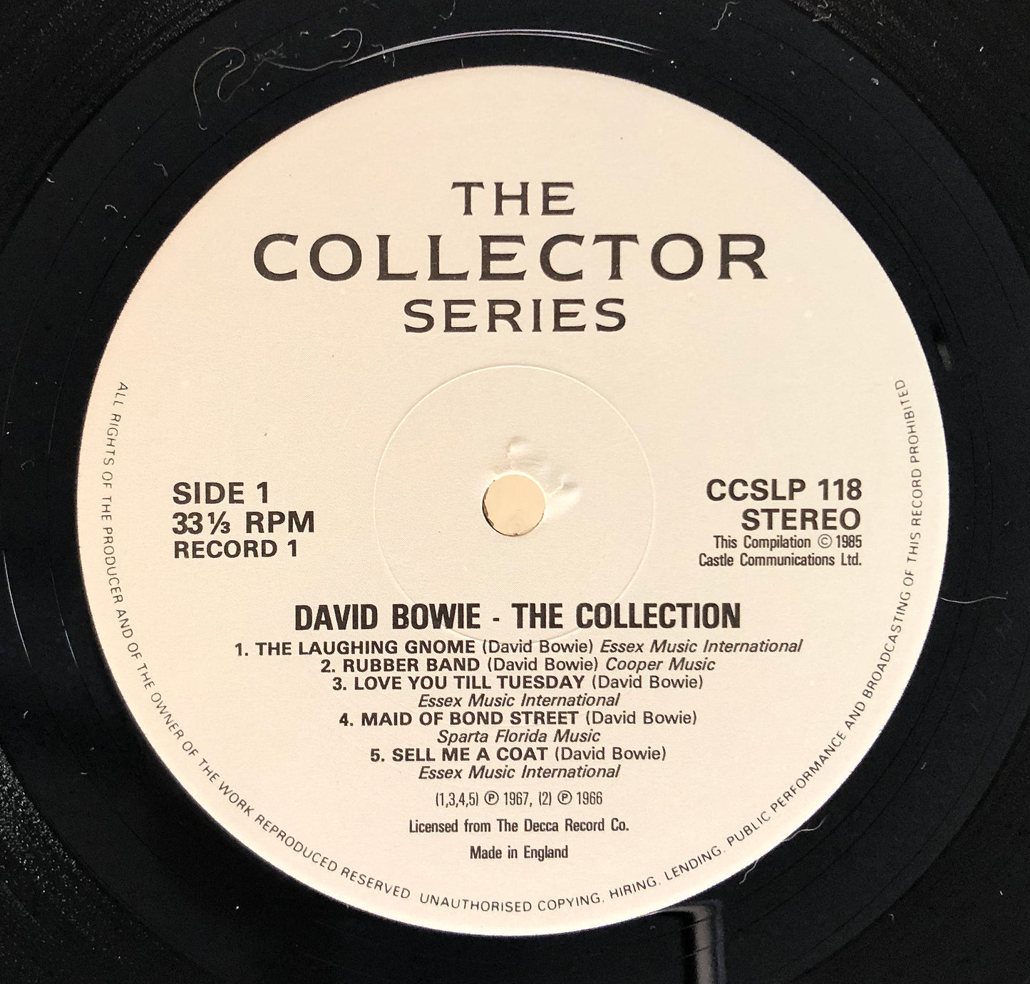 DAVID BOWIE - The Collection (The Collector Series) - Doppio Vinile Nero (2LPs)