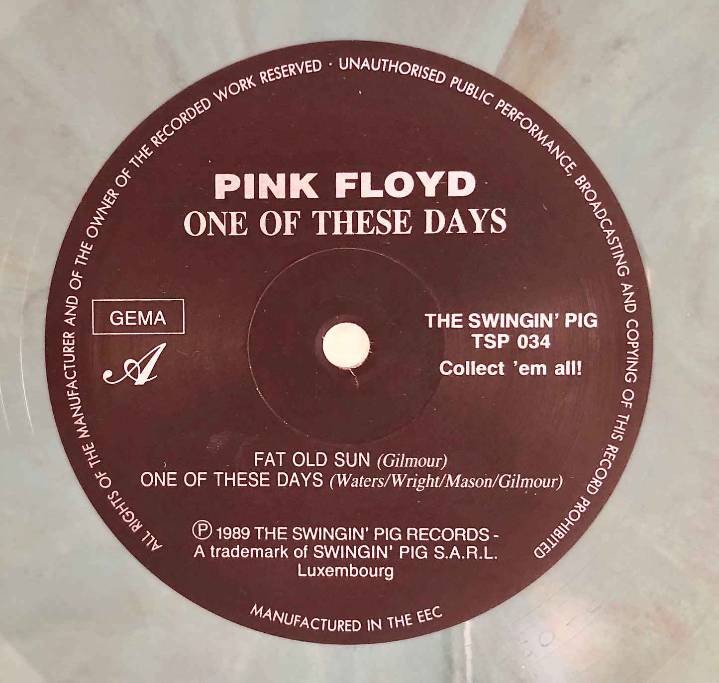 Pink Floyd - One of these days - Vinile Marmorizzato Verde