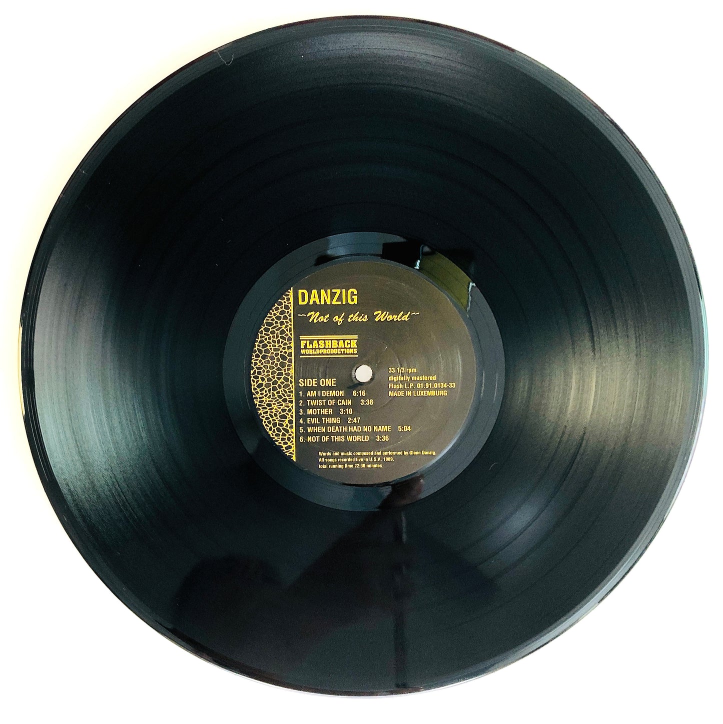 DANZIG - Not of this World (live in USA, 1989) - Vinile Nero (Black Vinyl)