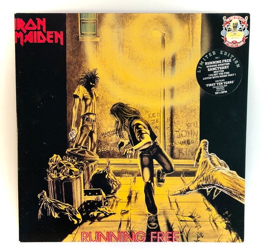 Iron Maiden - Running free - Doppio Vinile Nero (2LPs Black Vinyl) (EMI - 1990)