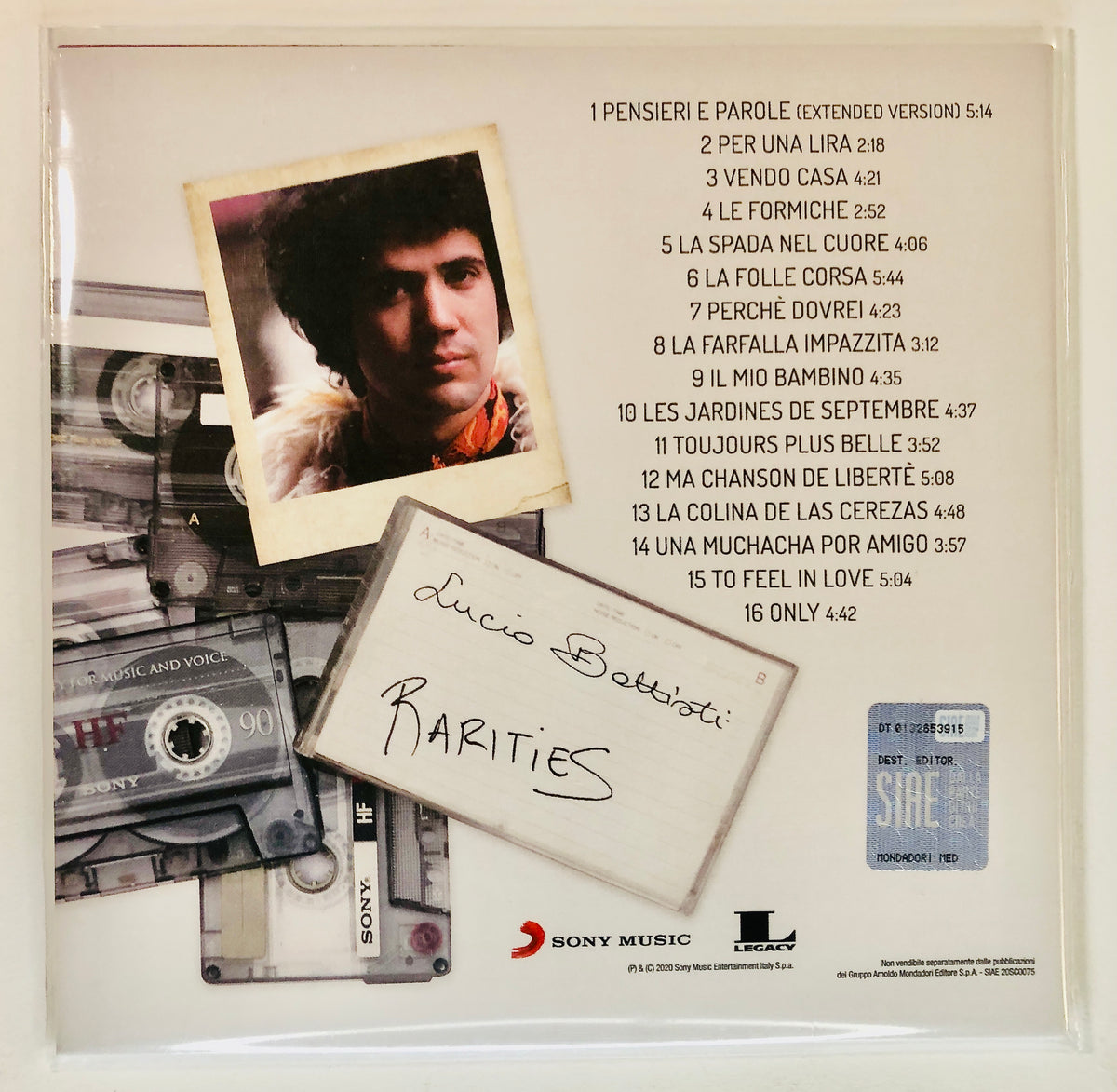 Lucio Battisti - Rarities - CD + Libretto