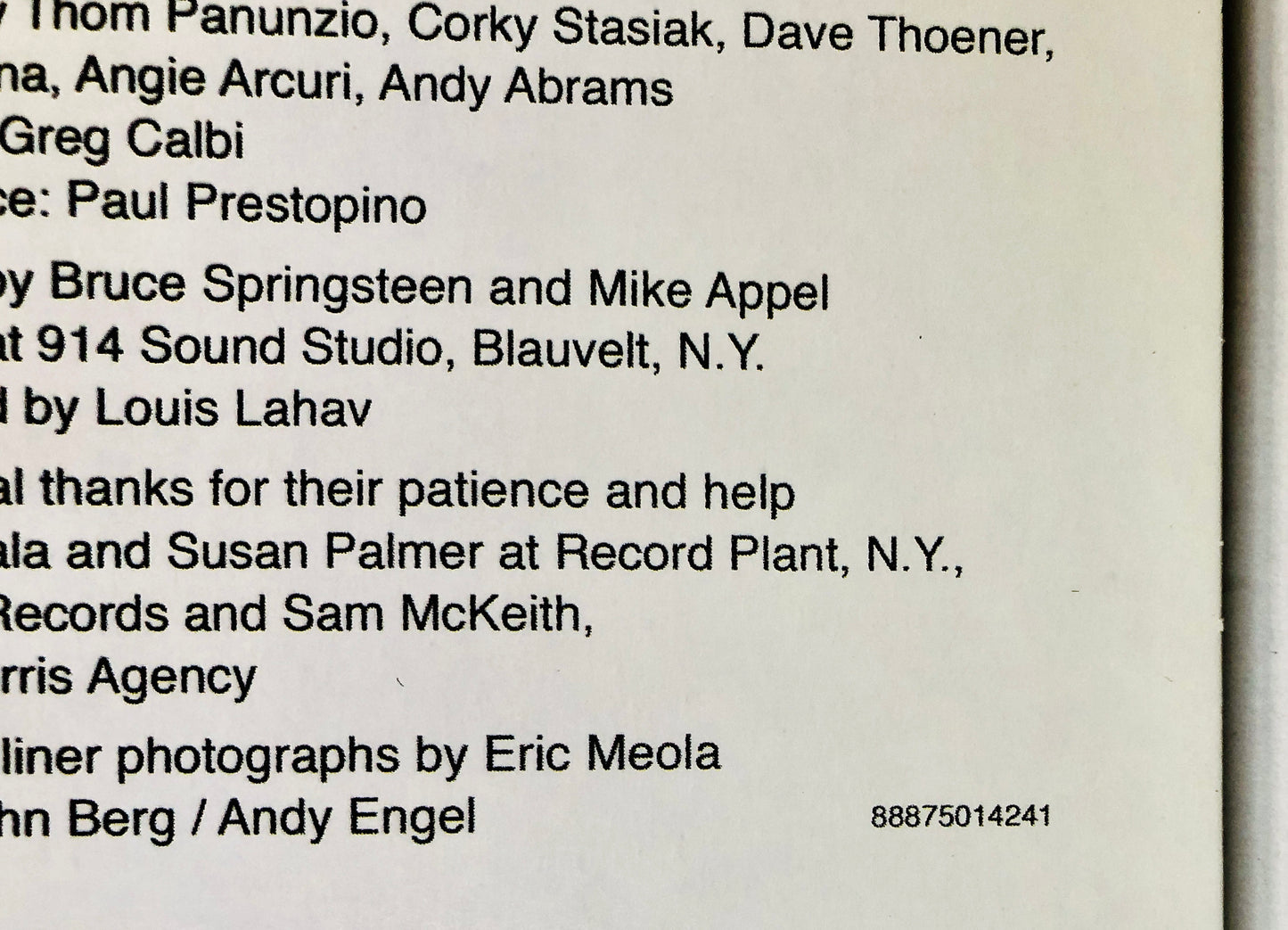 BRUCE SPRINGSTEEN - Born to Run - Vinile Nero Audiofilo (2014)