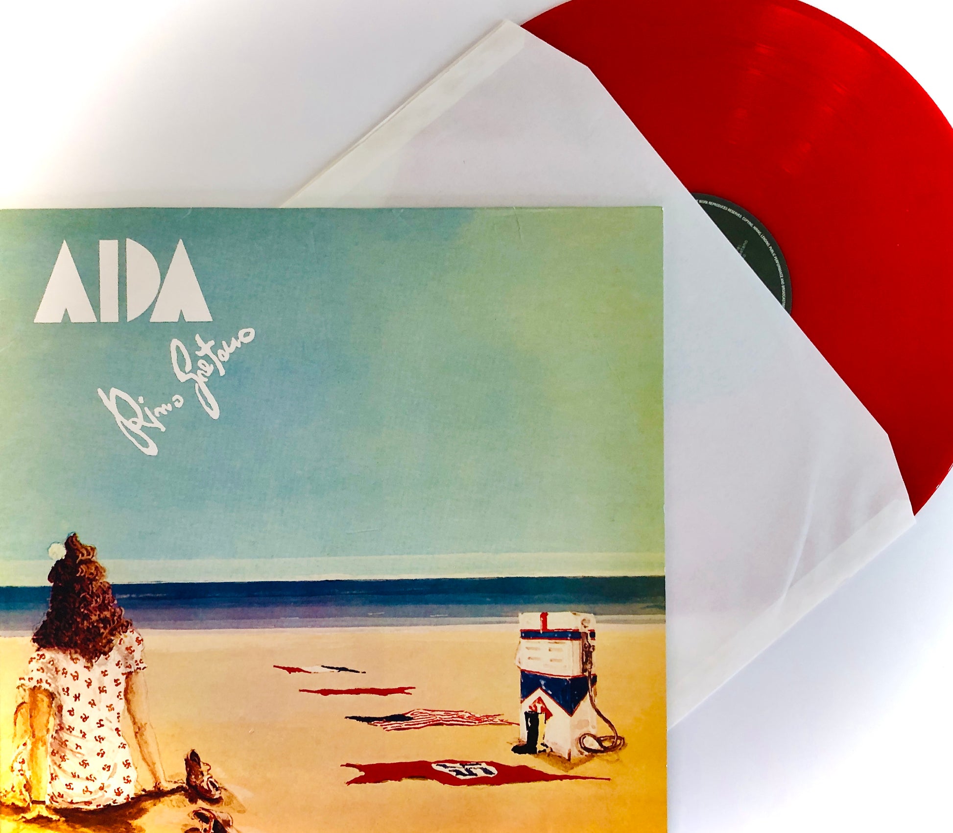 RINO GAETANO - Aida - Vinile Rosso Solido (Solid Red Vinyl) – The Hamster's  Howl
