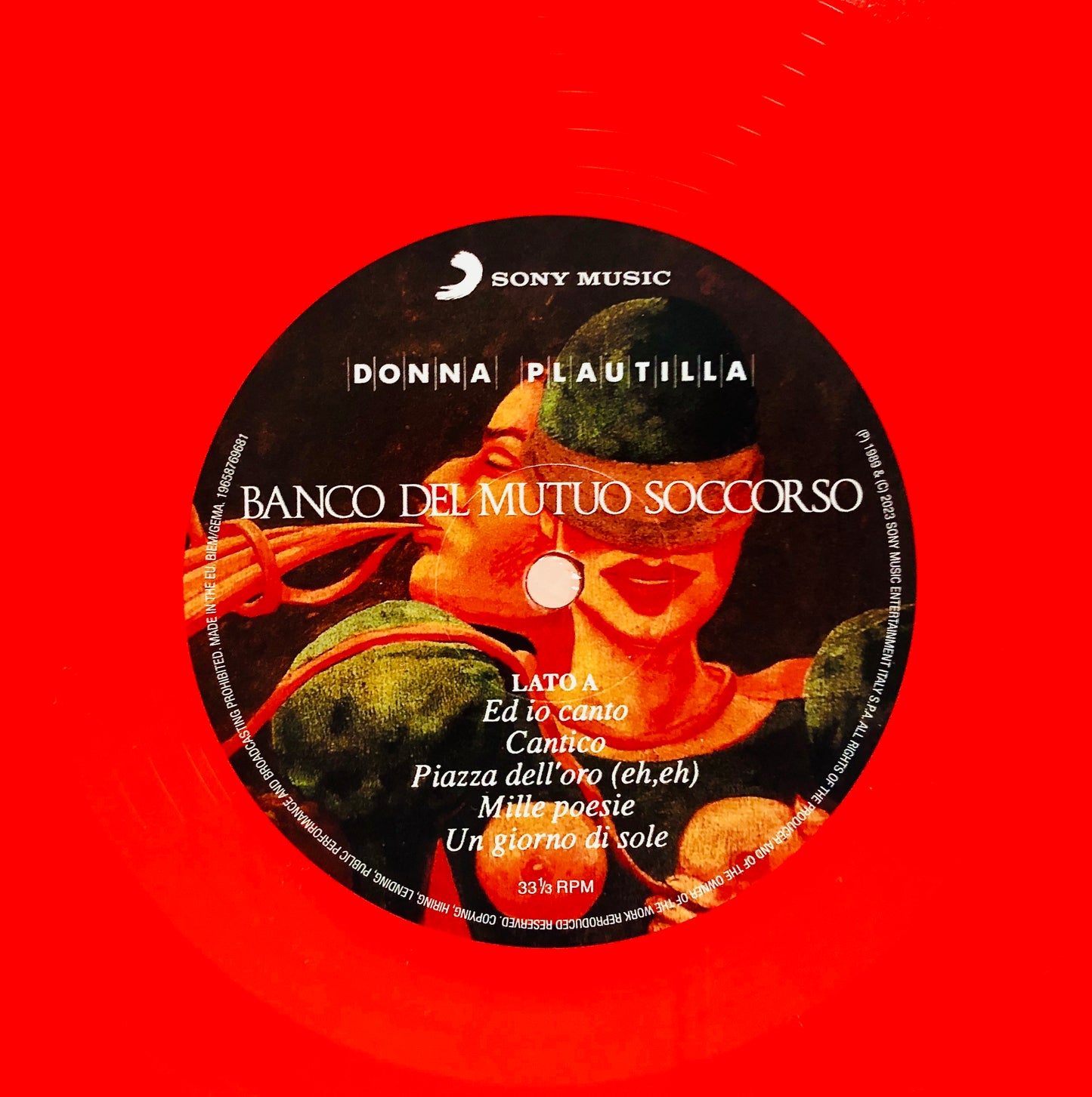 BANCO DEL MUTUO SOCCORSO - Donna Plautilla - Vinile Rosso Trasparente (Ed. Lim. Numerata a 500 copie)