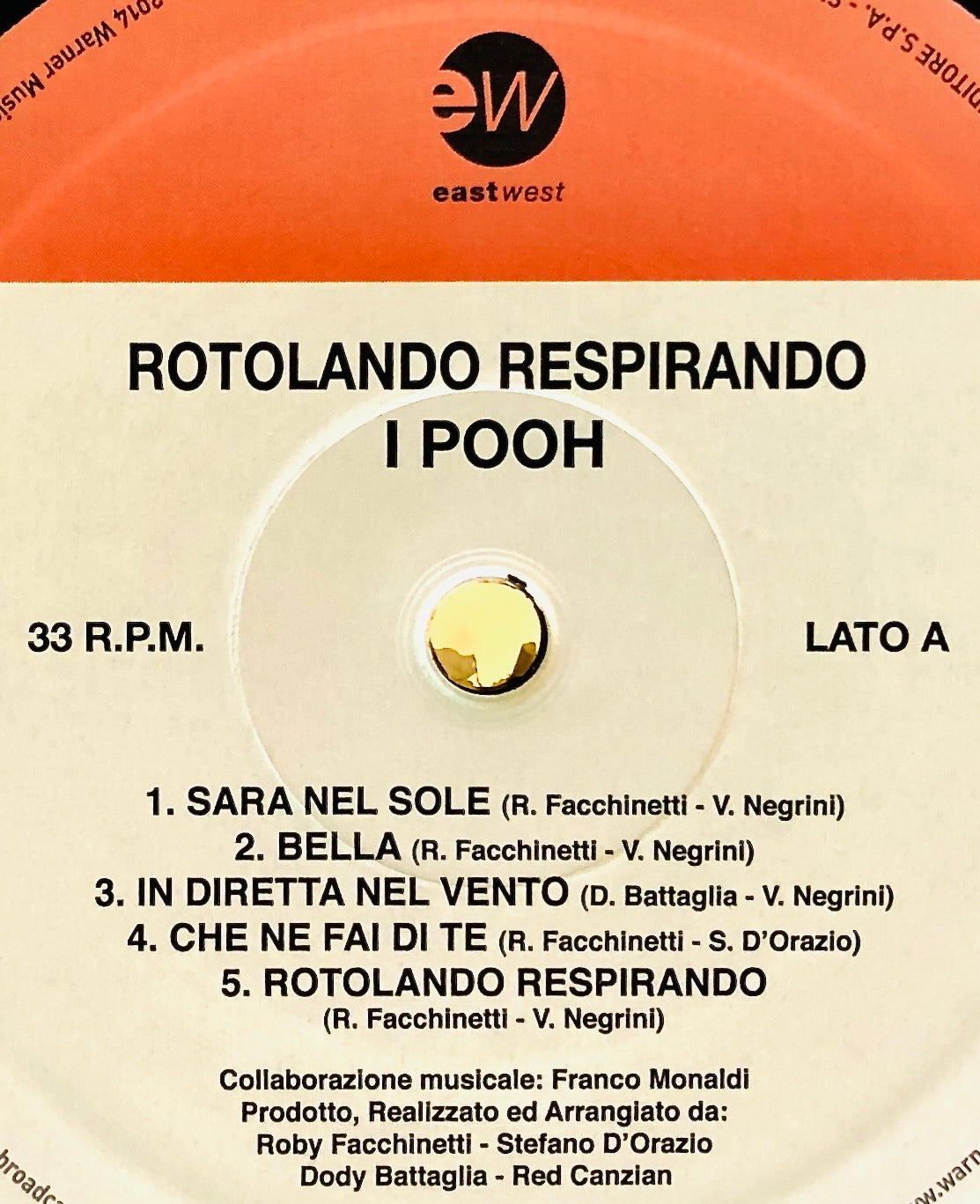 POOH - Rotolando Respirando - Vinile Nero (Black Vinyl)