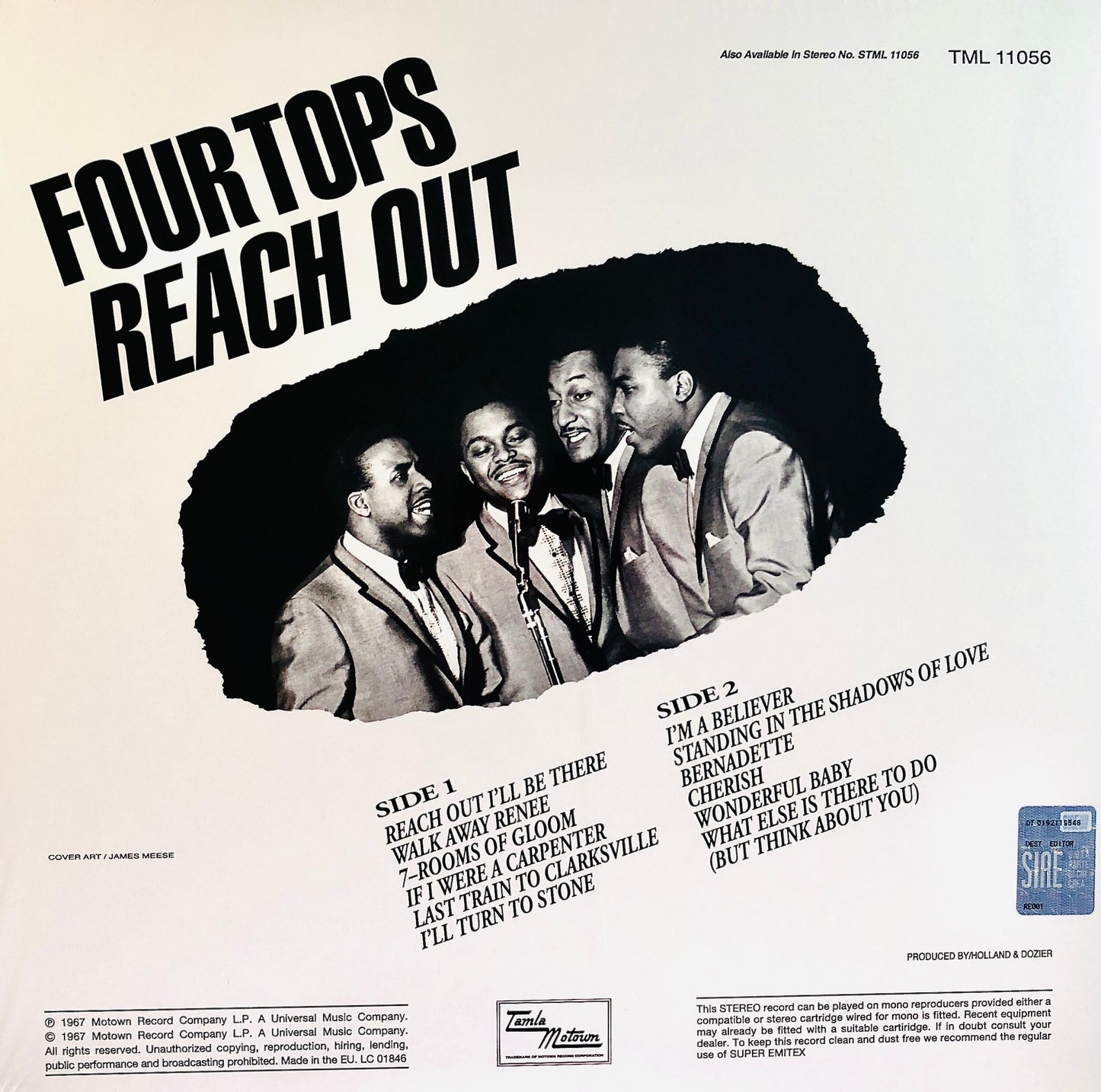 FOUR TOPS - Reach Out - Vinile / Soul