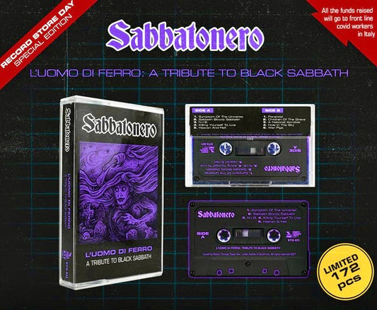 Sabbatonero - L’Uomo di Ferro (a tribute to Black Sabbath) - Musicassetta (MC) (Ed. Lim. 172 copie)