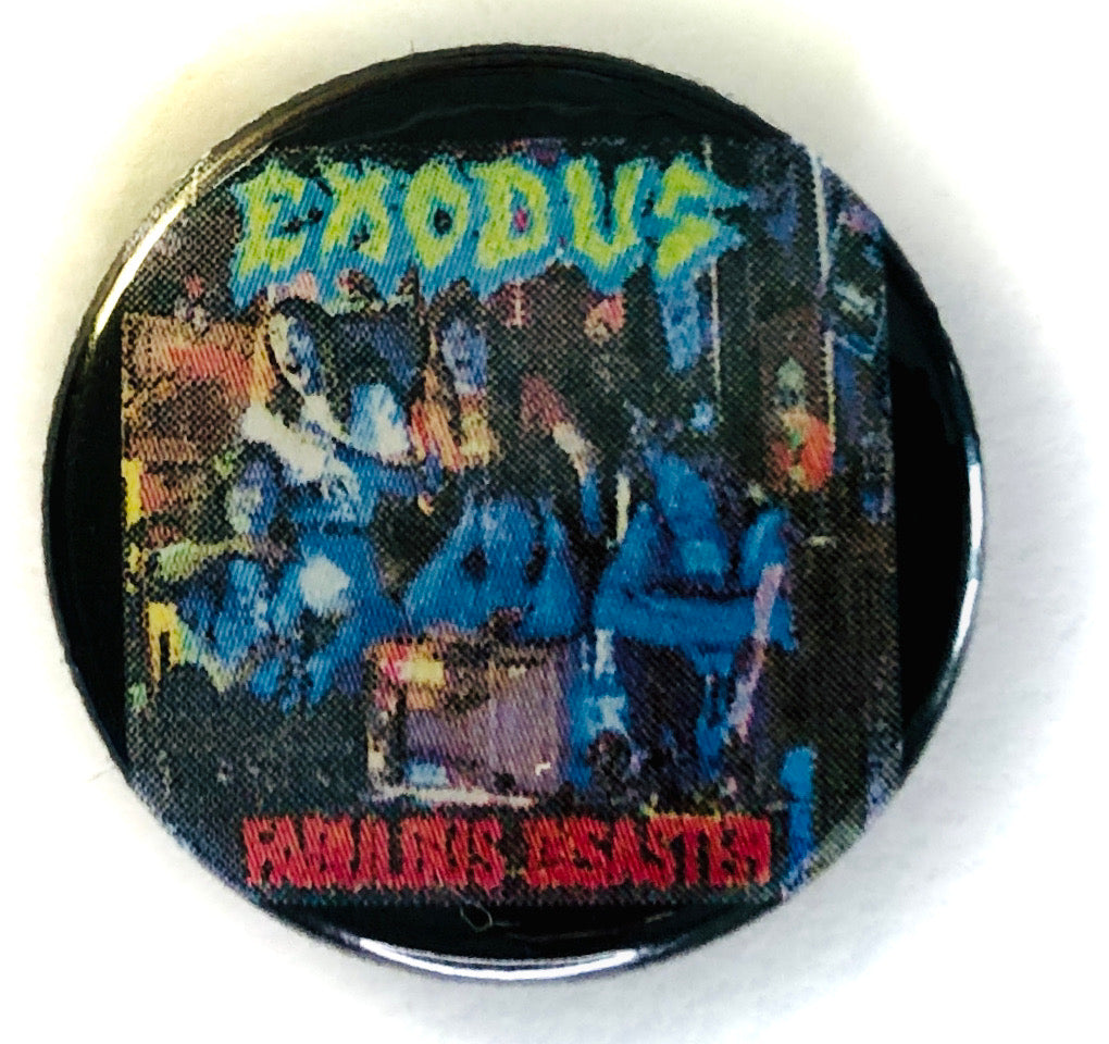 EXODUS - Fabulous Disaster - Vinile Nero Rimasterizzato + Spilla e Toppa