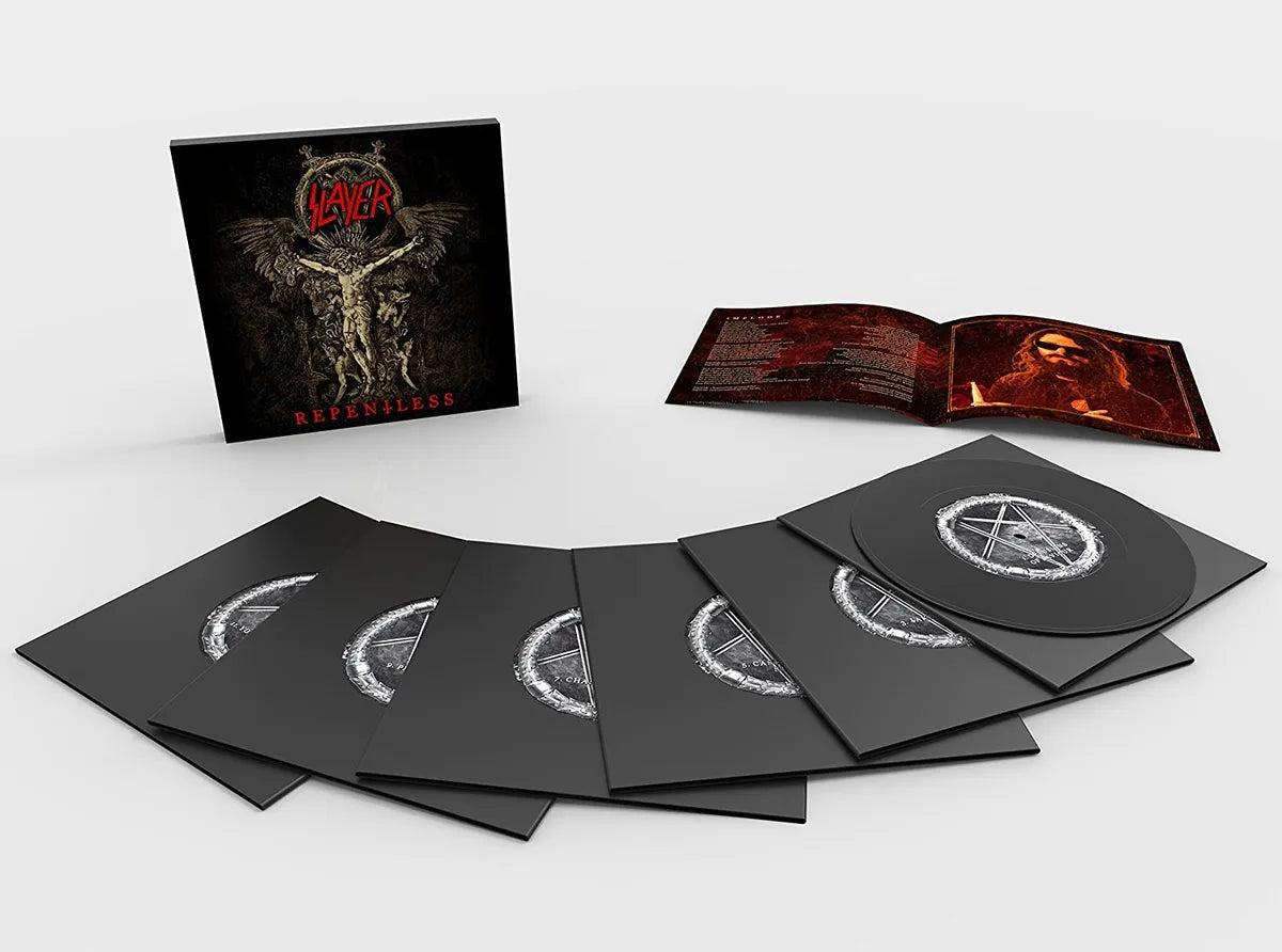 SLAYER - Repentless - Cofanetto Deluxe n° 6 x 45rpm Vinile Nero