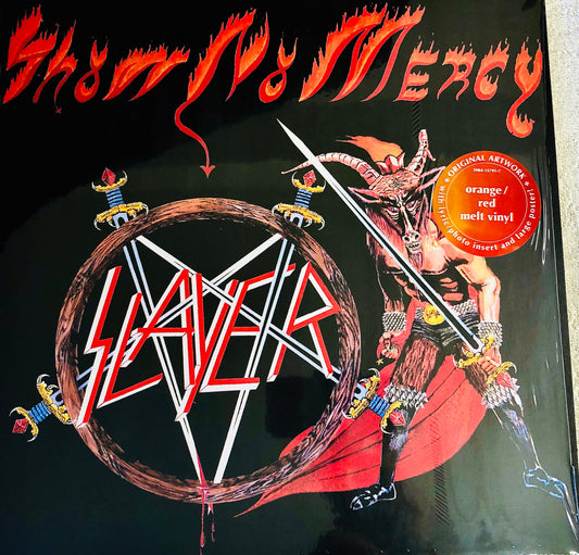 SLAYER - Show No Mercy - Vinile Splatter Arancio / Rosso (made in USA)