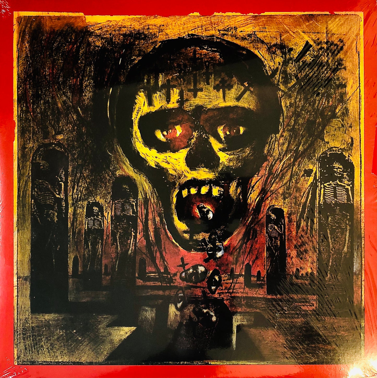 SLAYER - Seasons in the Abyss - Vinile Nero Rimasterizzato + n° 2 Toppe e Spilla