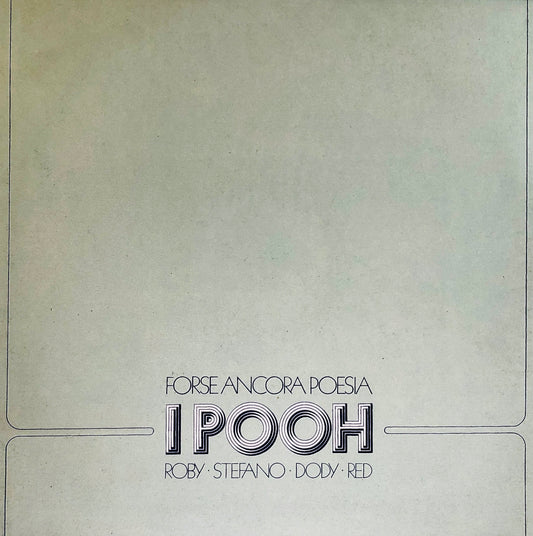 POOH - Forse ancora poesia - Vinile Nero (Black Vinyl)