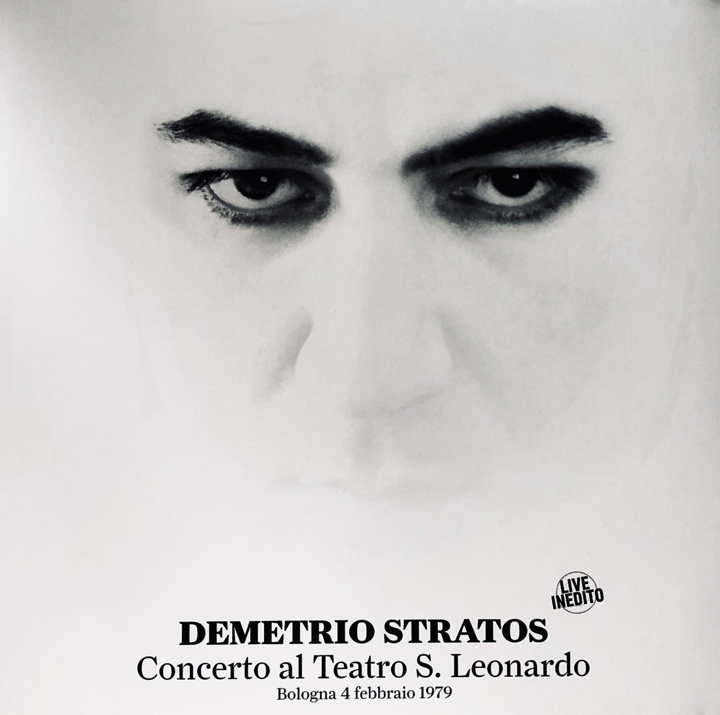 DEMETRIO STRATOS - Concerto al teatro San Leonardo (Bologna, 4 febbraio 1979) - Vinile Nero