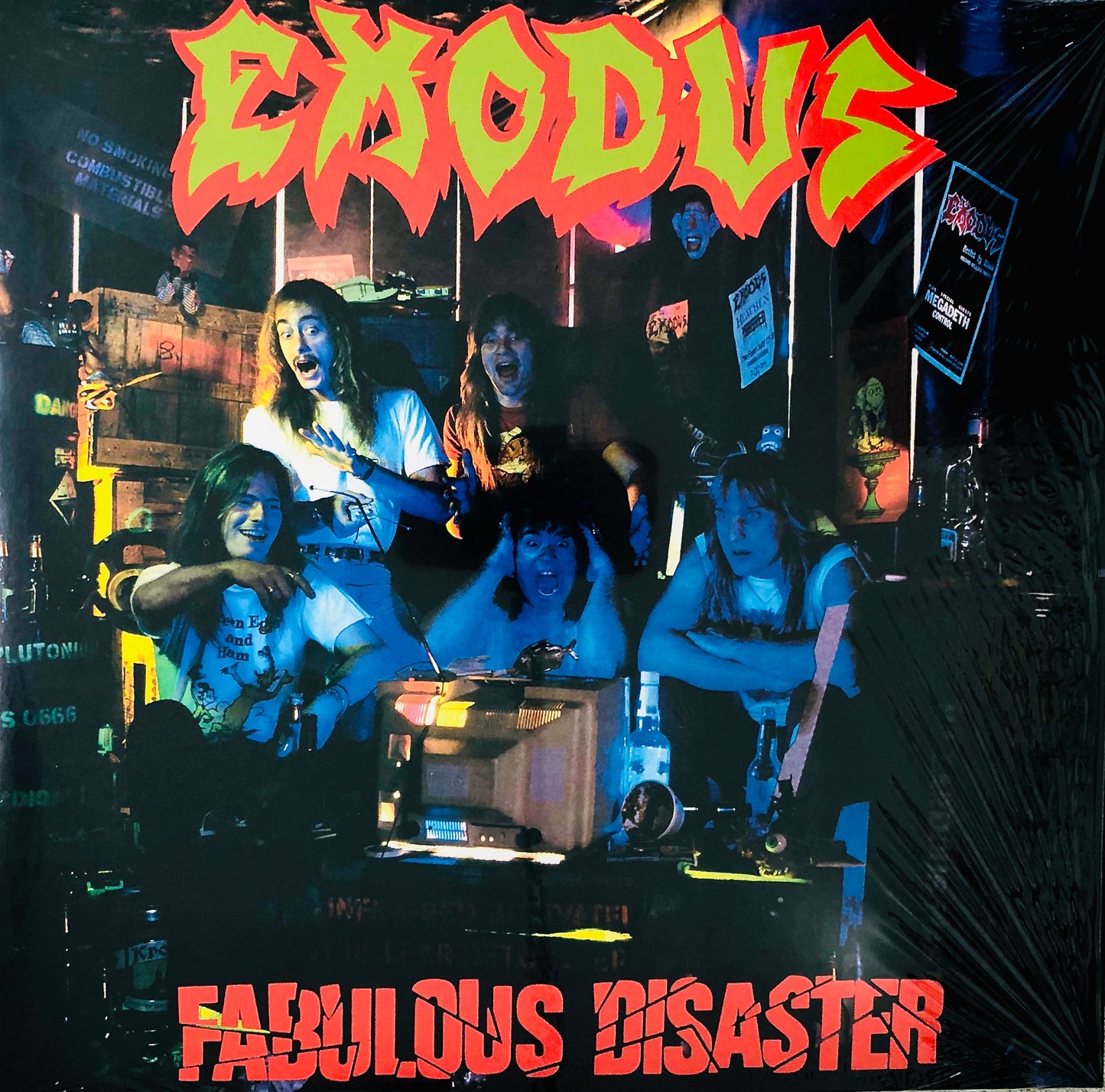 EXODUS - Fabulous Disaster - Vinile Nero Rimasterizzato + Spilla e Toppa