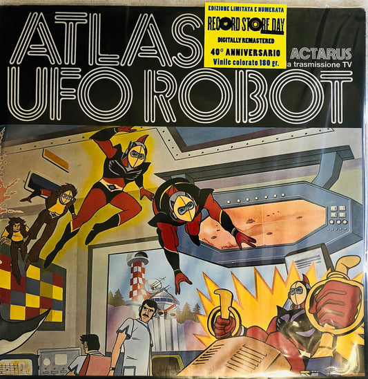 ACTARUS - Atlas Ufo Robot (sigla trasmissione TV) - Vinile Rosa Solido (RSD 2018)