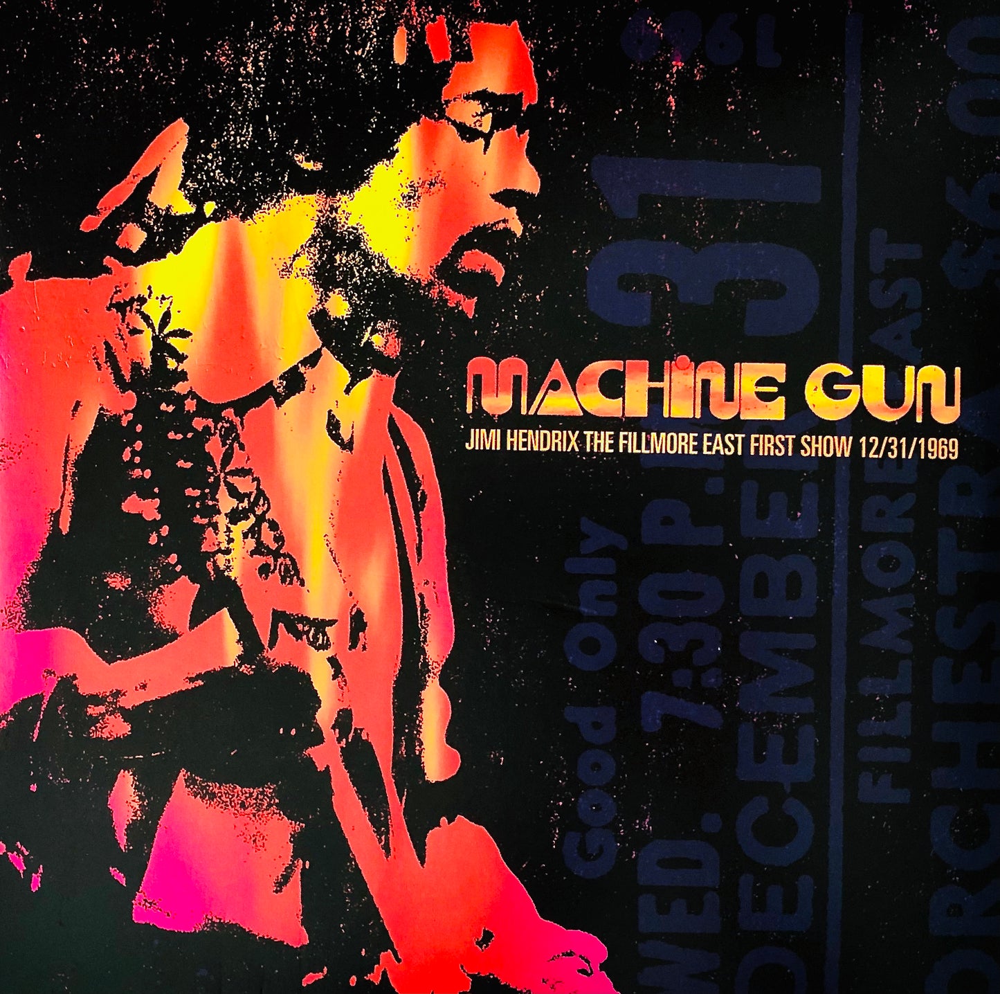 JIMI HENDRIX - Machine Gun (The Fillmore East, First Show 31/12/1969) -  Doppio Vinile Nero