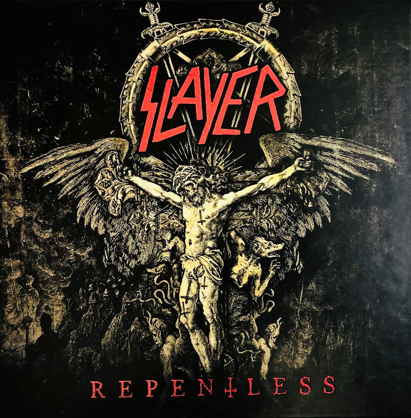 SLAYER - Repentless - Cofanetto Deluxe n° 6 x 45rpm Rosso (Ed. Lim. Numerata 2500 copie)