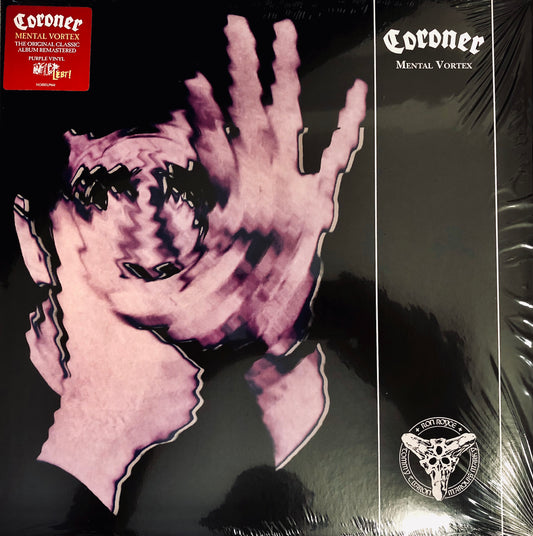 CORONER - Mental Vortex - Vinile Porpora Trasparente