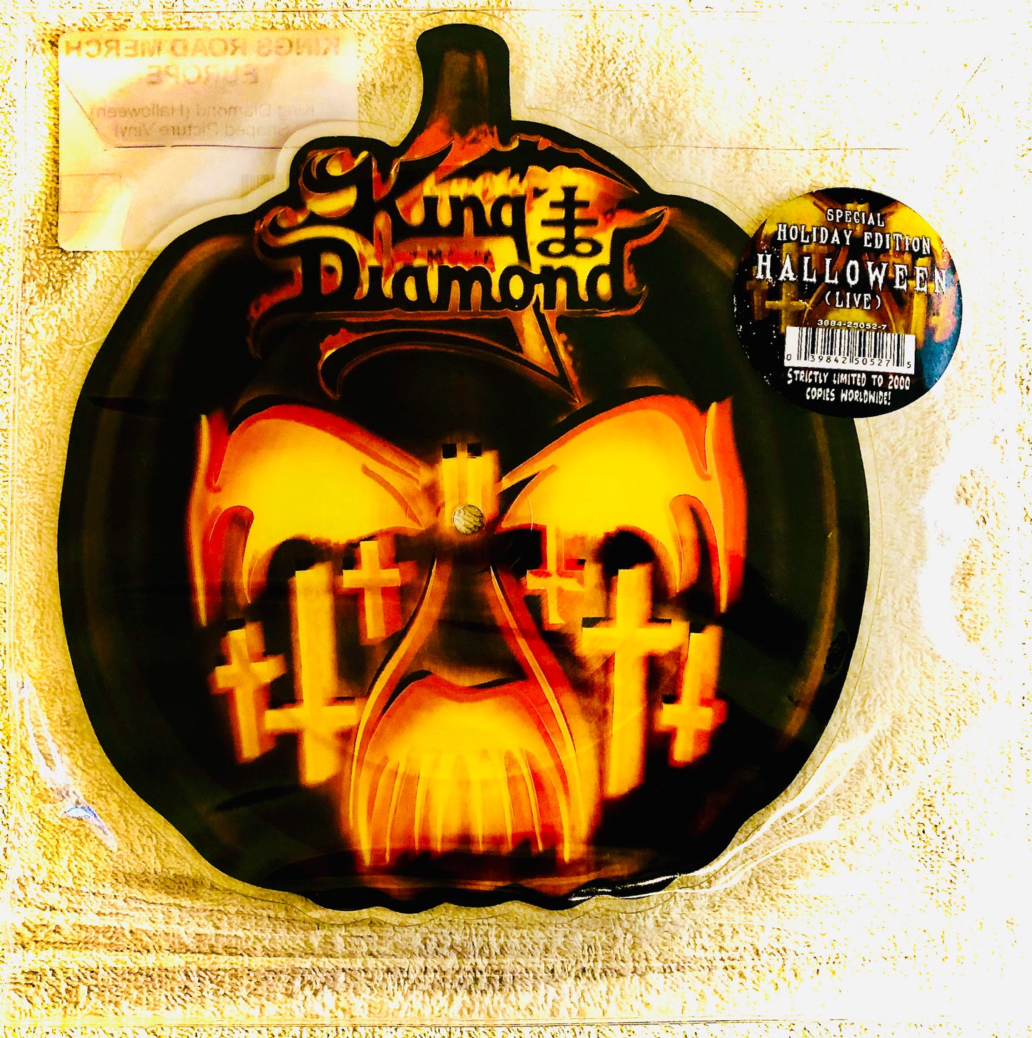 KING DIAMOND - Halloween / Sleepless Nights (Live) - Picture Disc Sagomato (Made in USA)