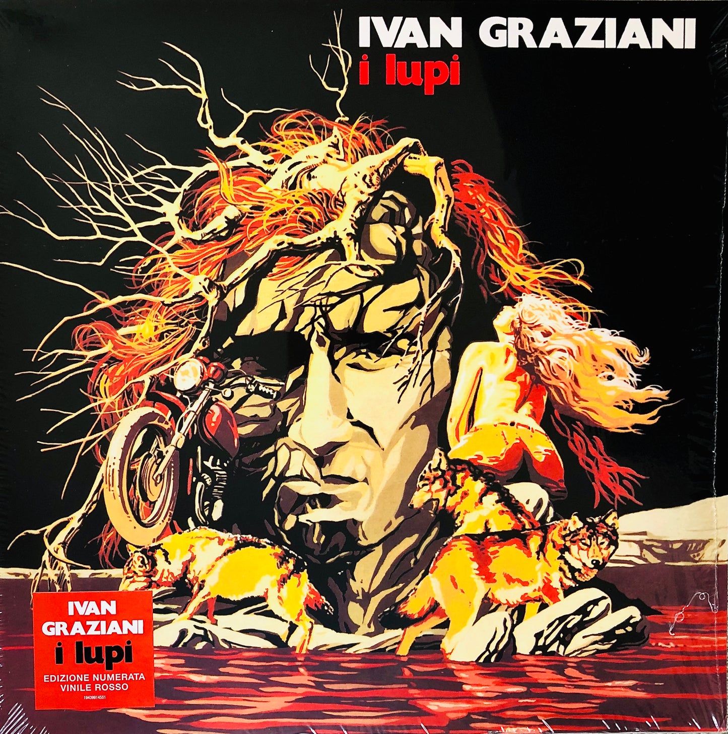 IVAN GRAZIANI - i lupi - Vinile Rosso Solido