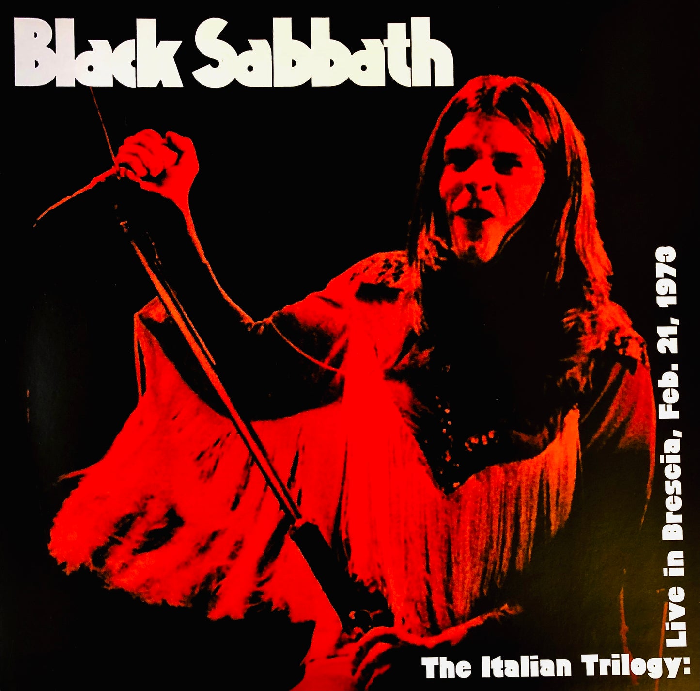 BLACK SABBATH - Live in Brescia (21/02/1973) - Vinile Rosso Marmorizzato