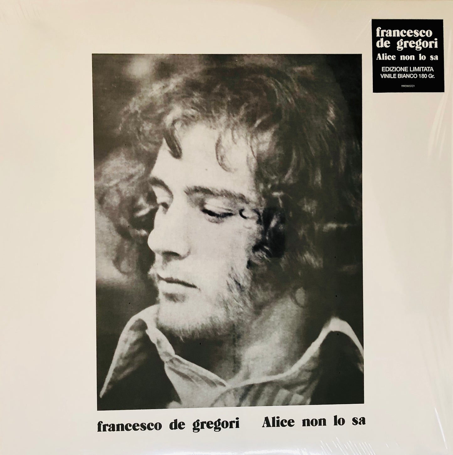 FRANCESCO DE GREGORI - Alice non lo sa - Vinile Bianco Solido