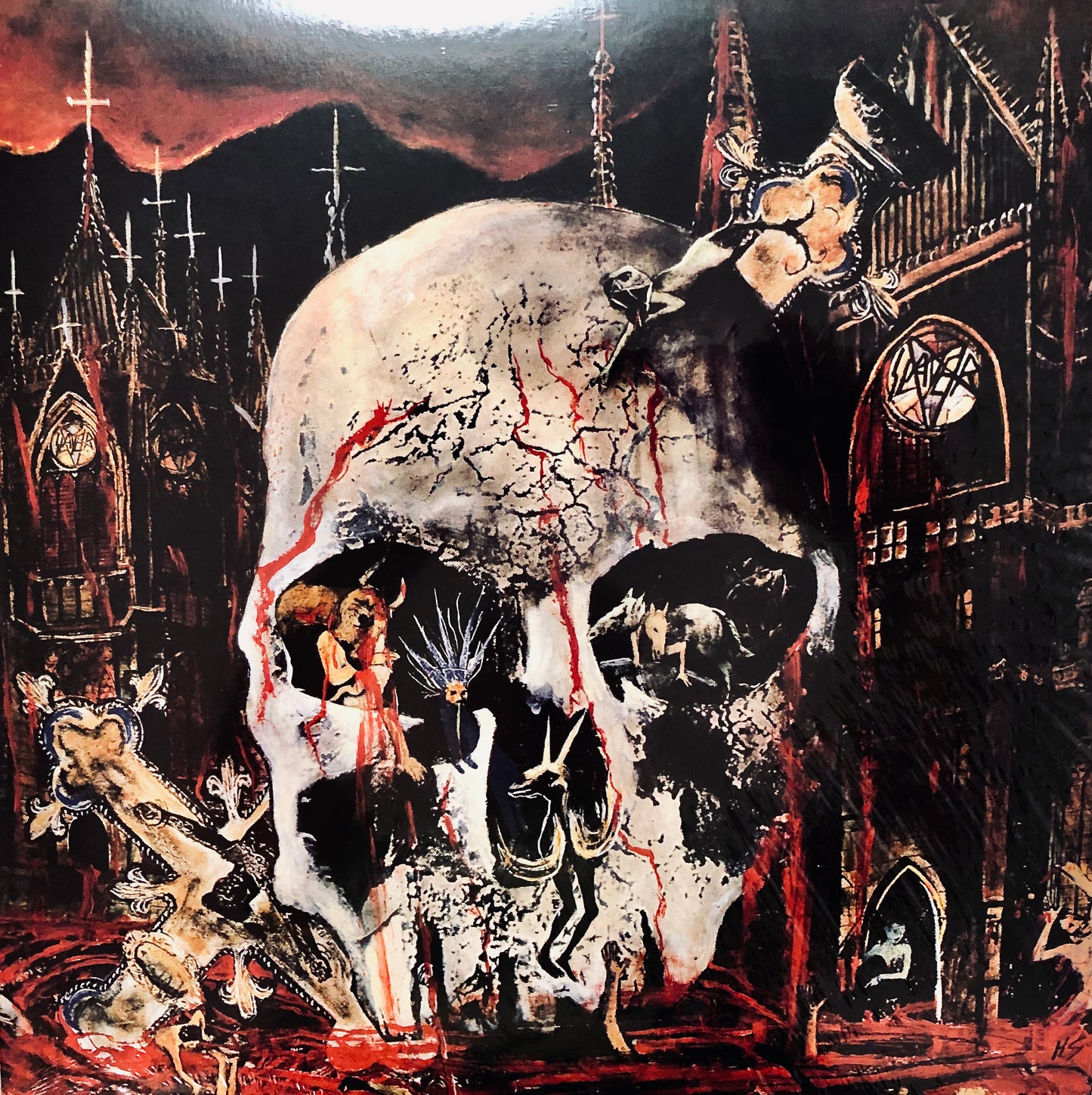 SLAYER - South of Heaven - Vinile Nero Rimasterizzato + Toppa e Spilla