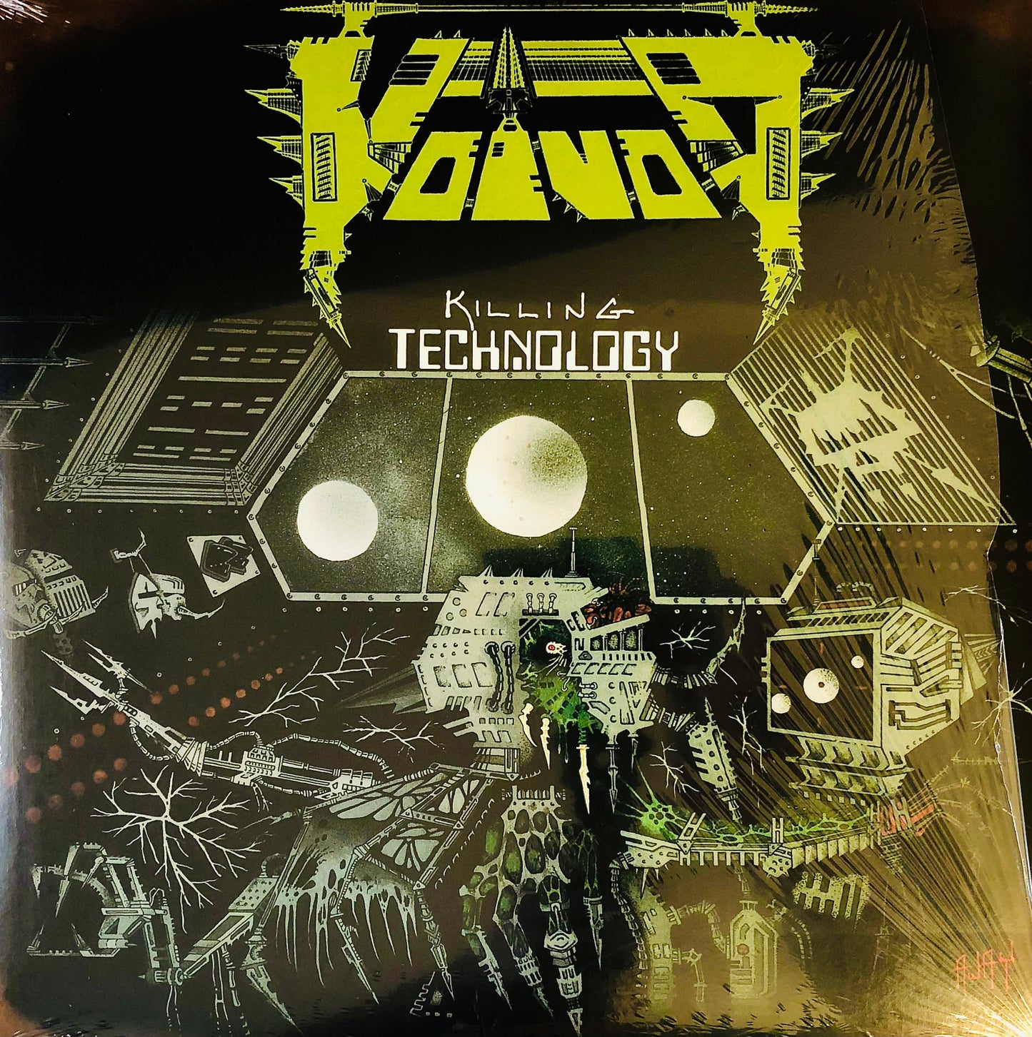 VOIVOD - Killing Technology - Vinile Nero Rimasterizzato + Toppa e Spilla