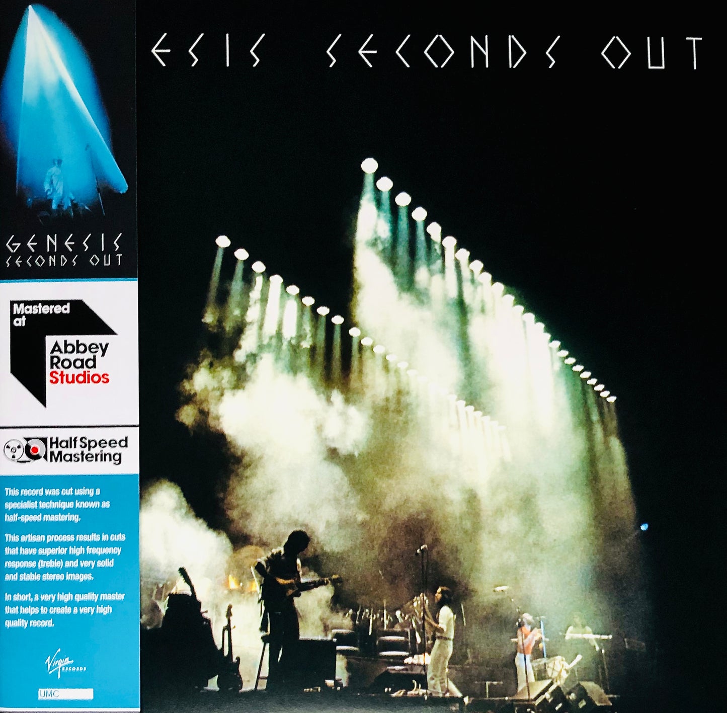 GENESIS	- Seconds Out - Doppio Vinile Nero Rimasterizzato Certificazione Abbey Road Studios