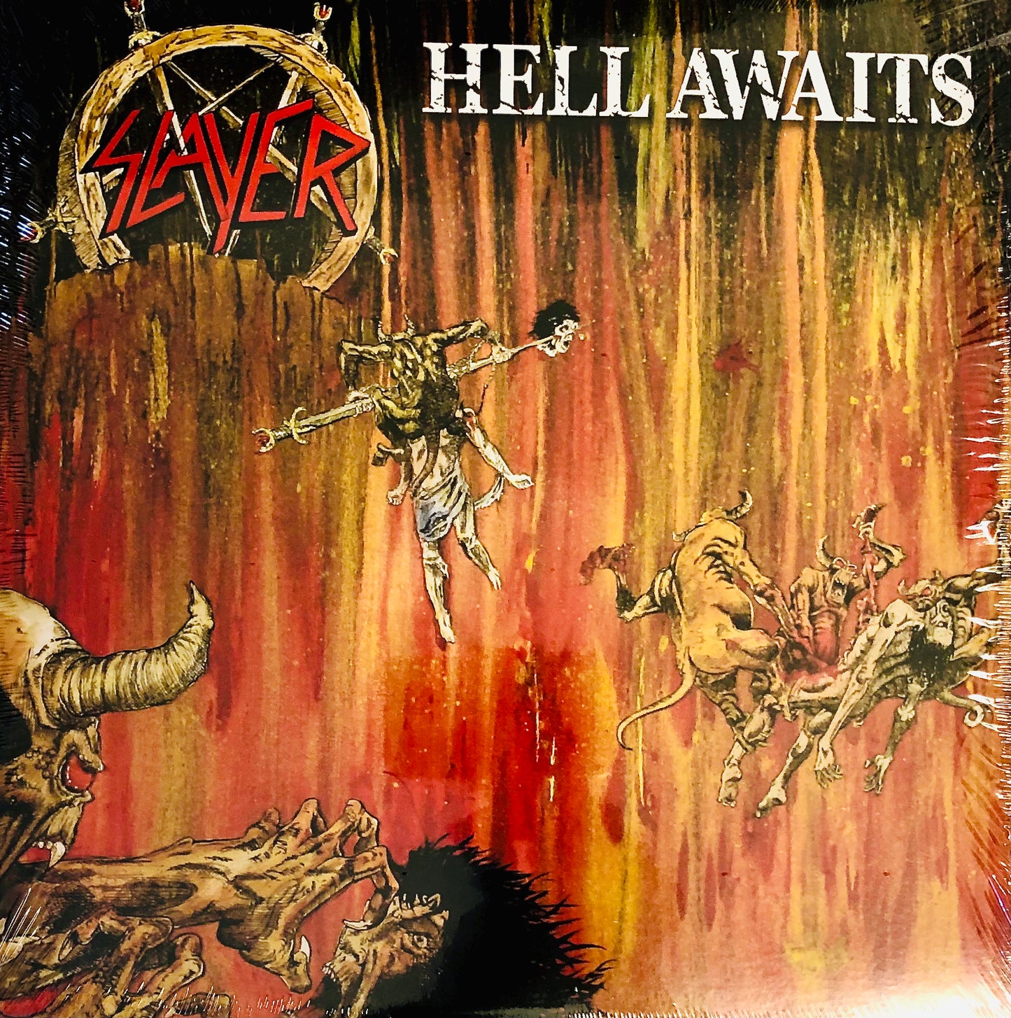 SLAYER - Hell Awaits - Vinile Arancione Trasparente (made in USA - Metal Blade Records)