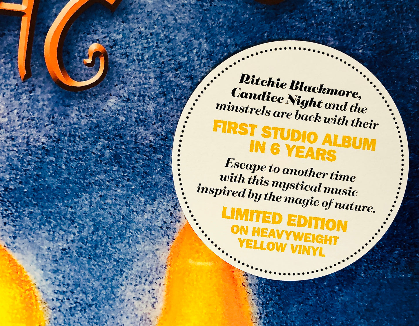 BLACKMORE’S NIGHT - Nature’s Light - Vinile Giallo Trasparente