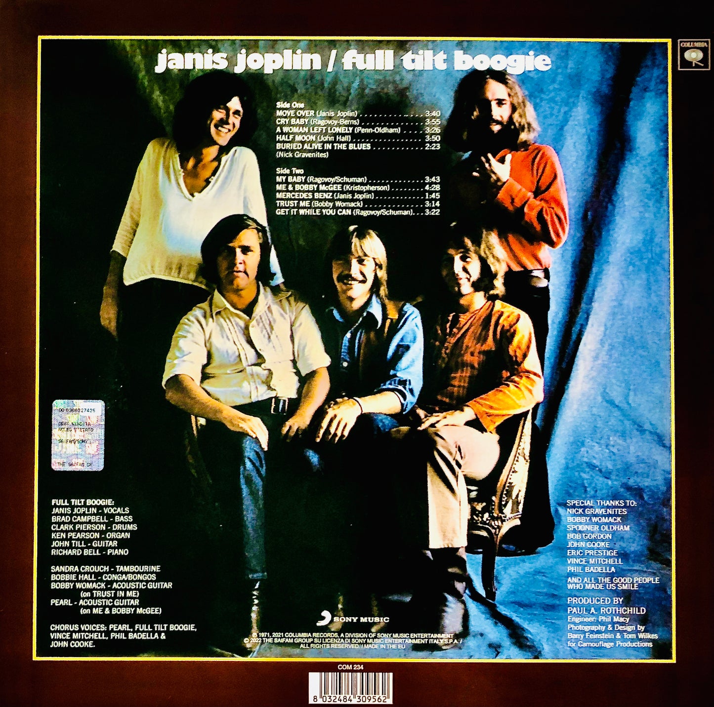 JANIS JOPLIN - Pearl - Vinile Nero (Black Vinyl)