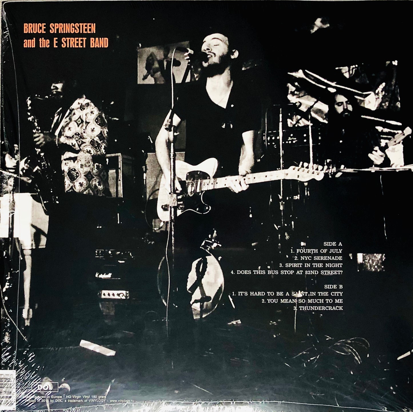 BRUCE SPRINGSTEEN & THE E STREET BAND - Live at My Father’s Place in Roslyn. July 31, 1973 - Vinile Blu Trasparente