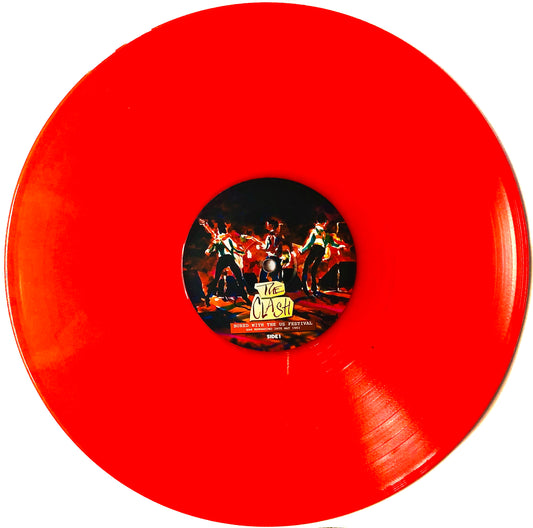 THE CLASH - Bored with the US Festival - Vinile Rosso (made in UK) (Live in USA, 28/05/1983)