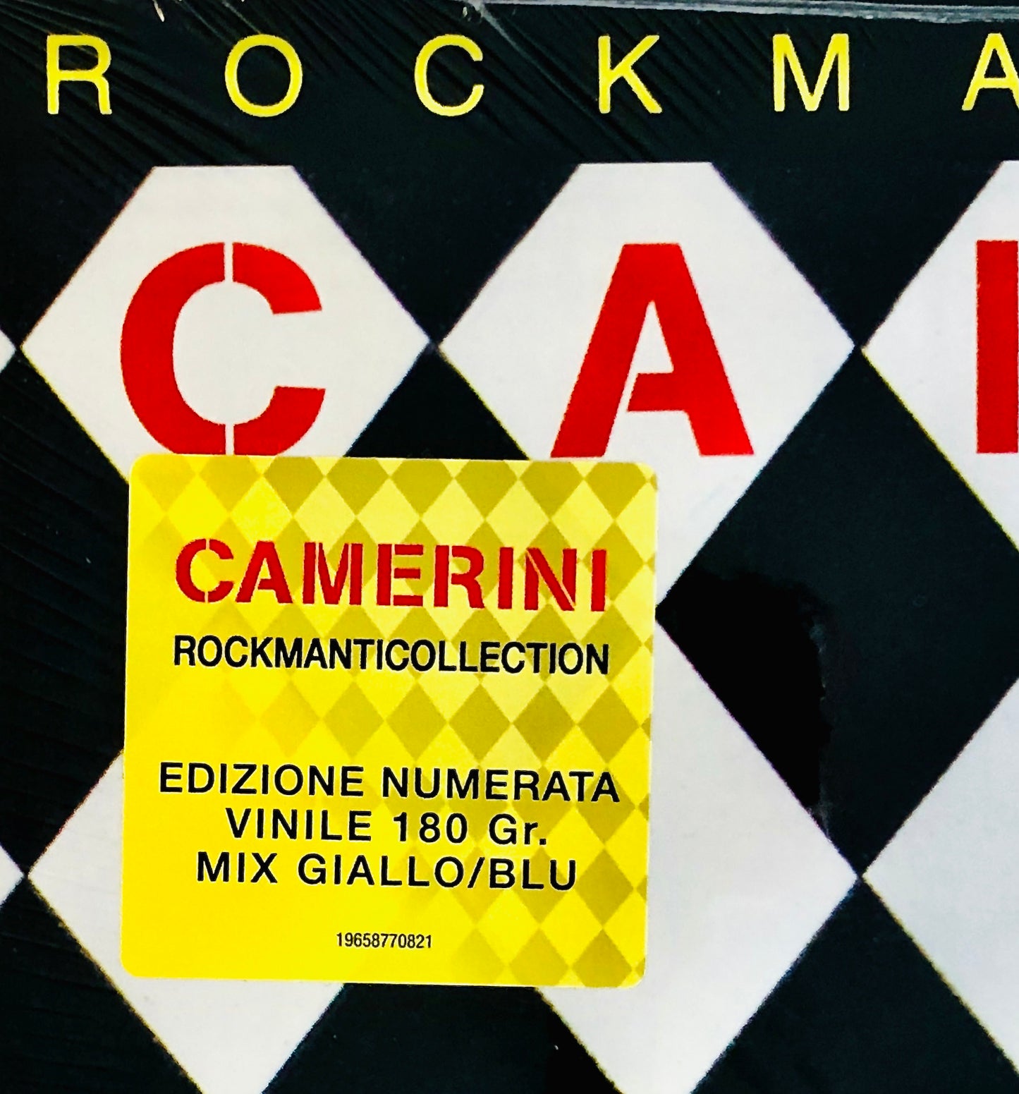 ALBERTO CAMERINI - Rockmanticollection (1980-1986) - Vinile Giallo / Blu Solido