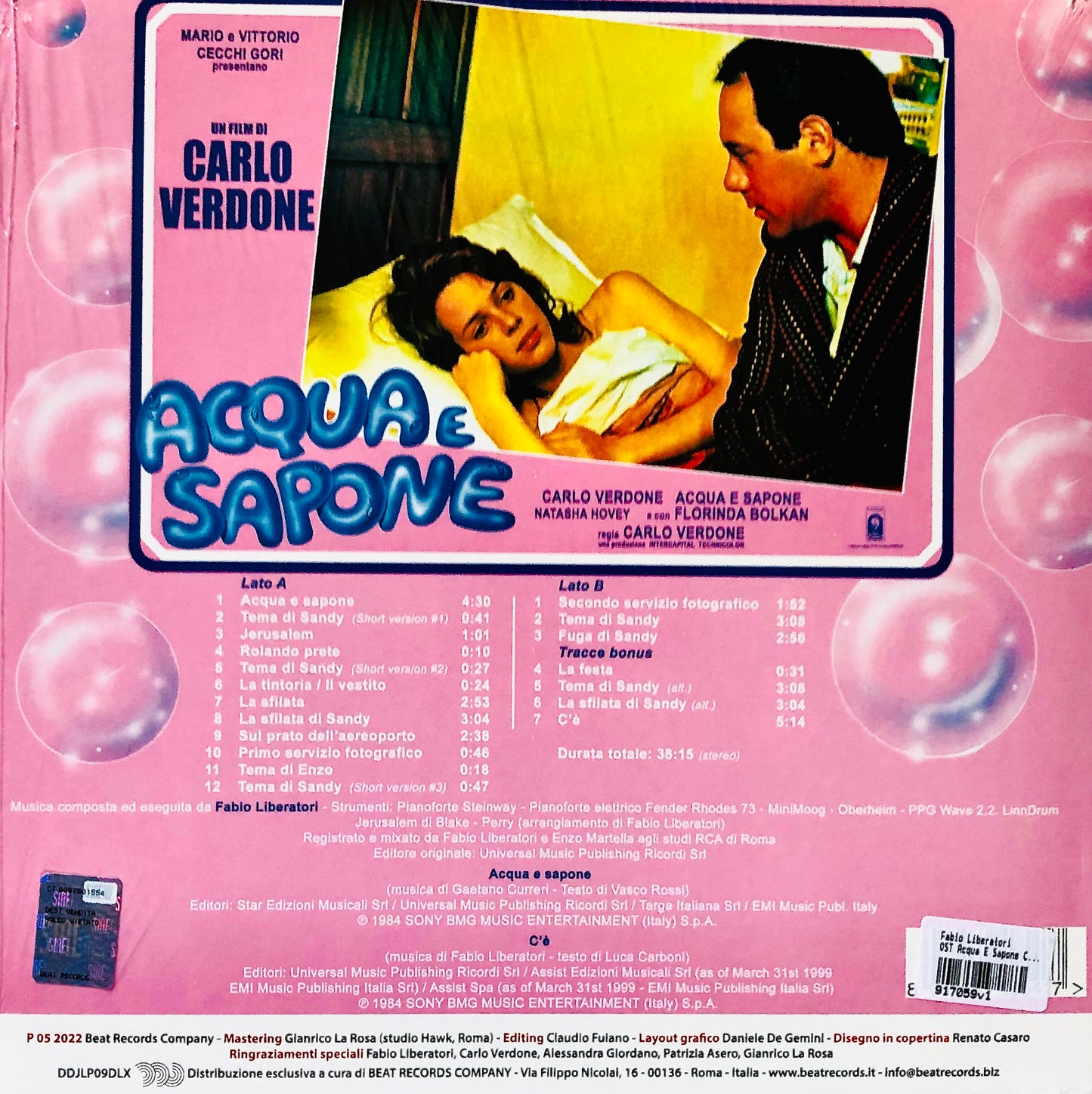 FABIO LIBERATORI - Acqua e Sapone - Vinile Bicolore Bianco / Rosa