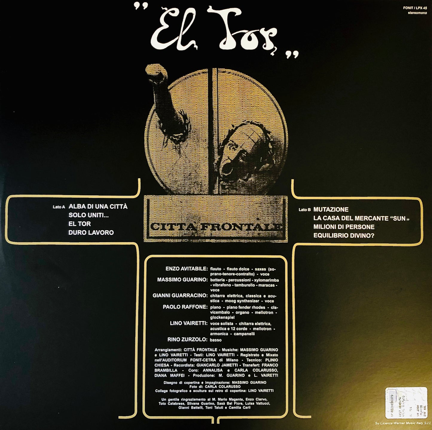 CITTA’ FRONTALE - El Tor - Vinile Rosso Trasparente