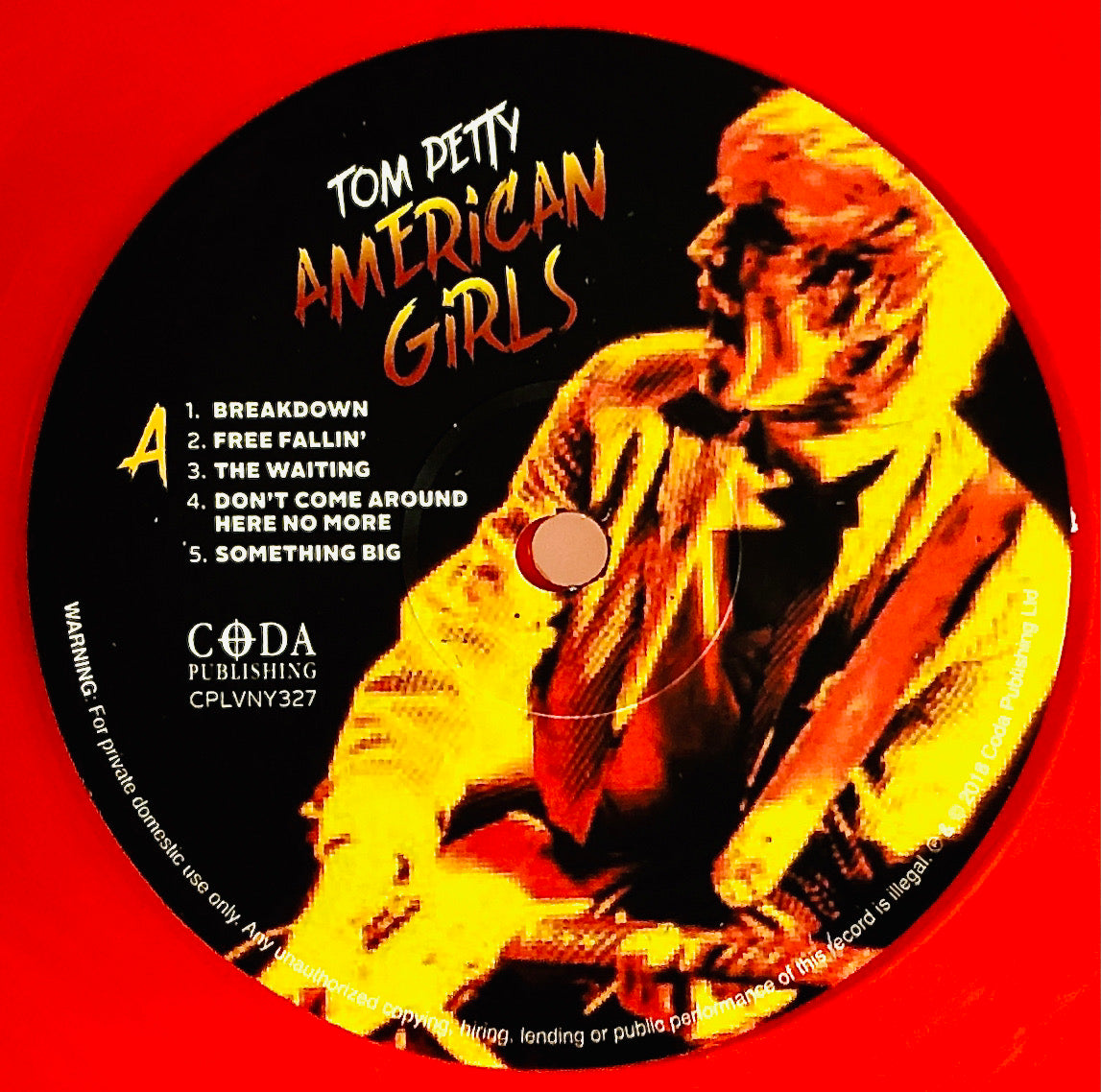 TOM PETTY - American Girls - Vinile Rosso (Red Vinyl)