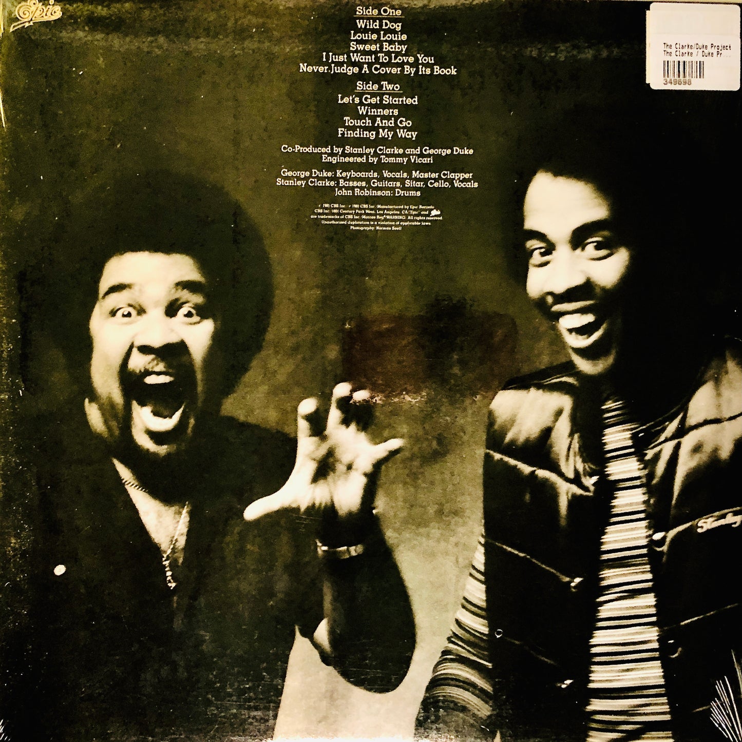 STANLEY CLARKE / GEORGE DUKE - The Clarke / Duke Project - Vinile Usato