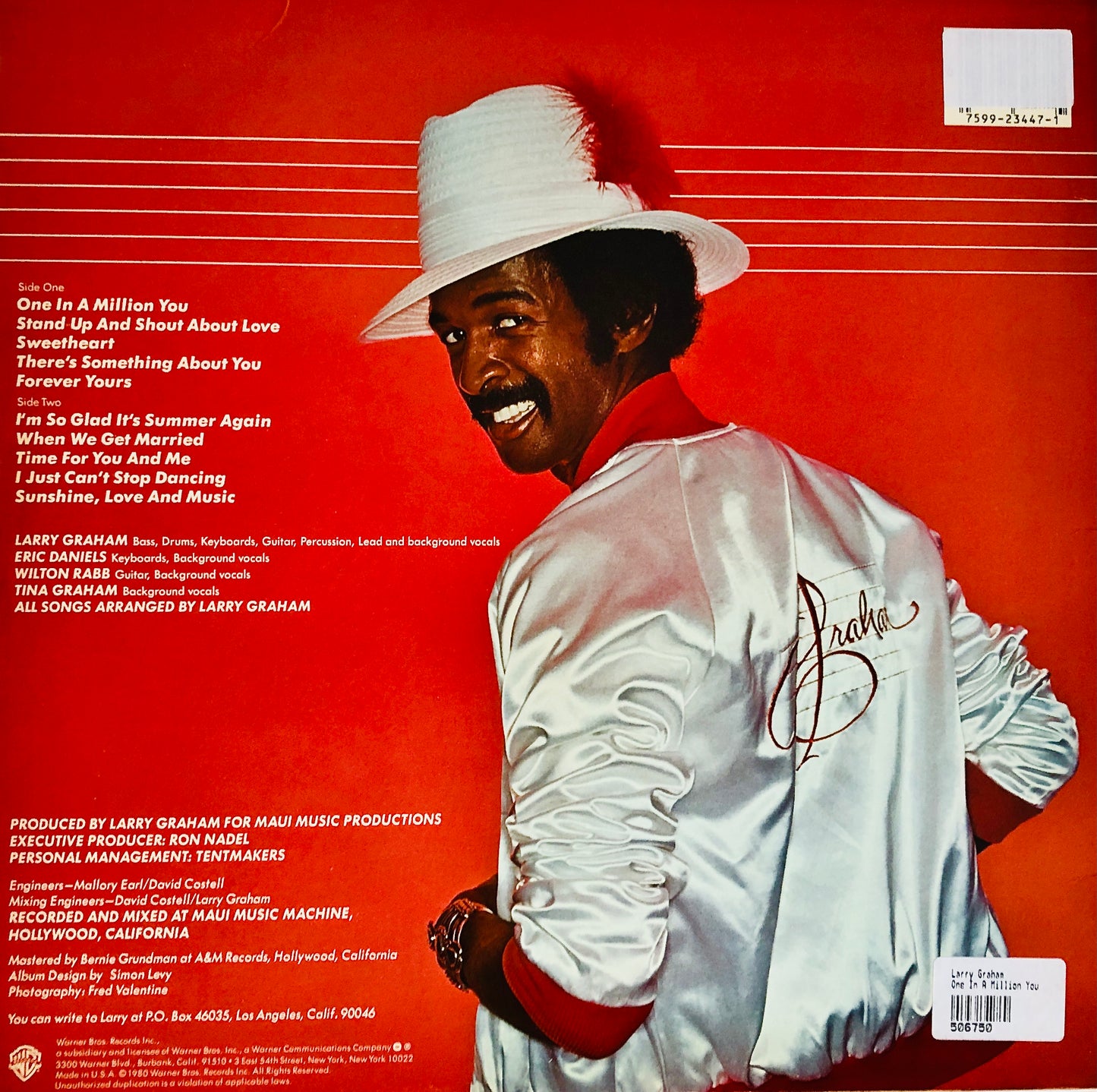 LARRY GRAHAM - One in a Million You - Vinile Usato (Used Vinyl)