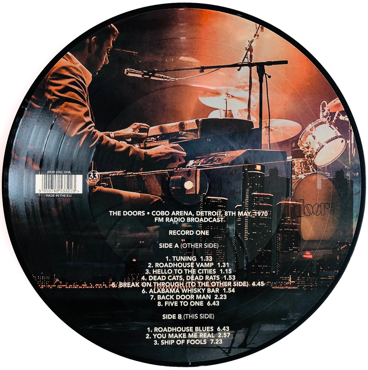 DOORS - Live in Detroit 1970 - Doppio Picture Disc (made in UK)