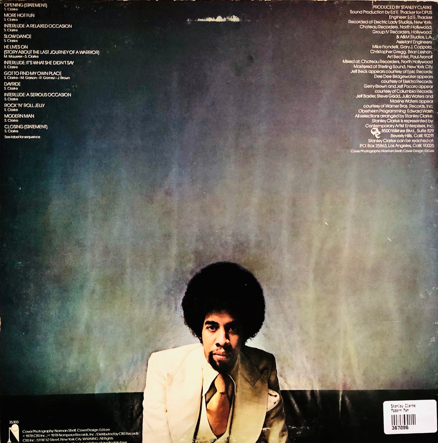 STANLEY CLARKE	- Modern Man - Vinile Usato (Used Vinyl)