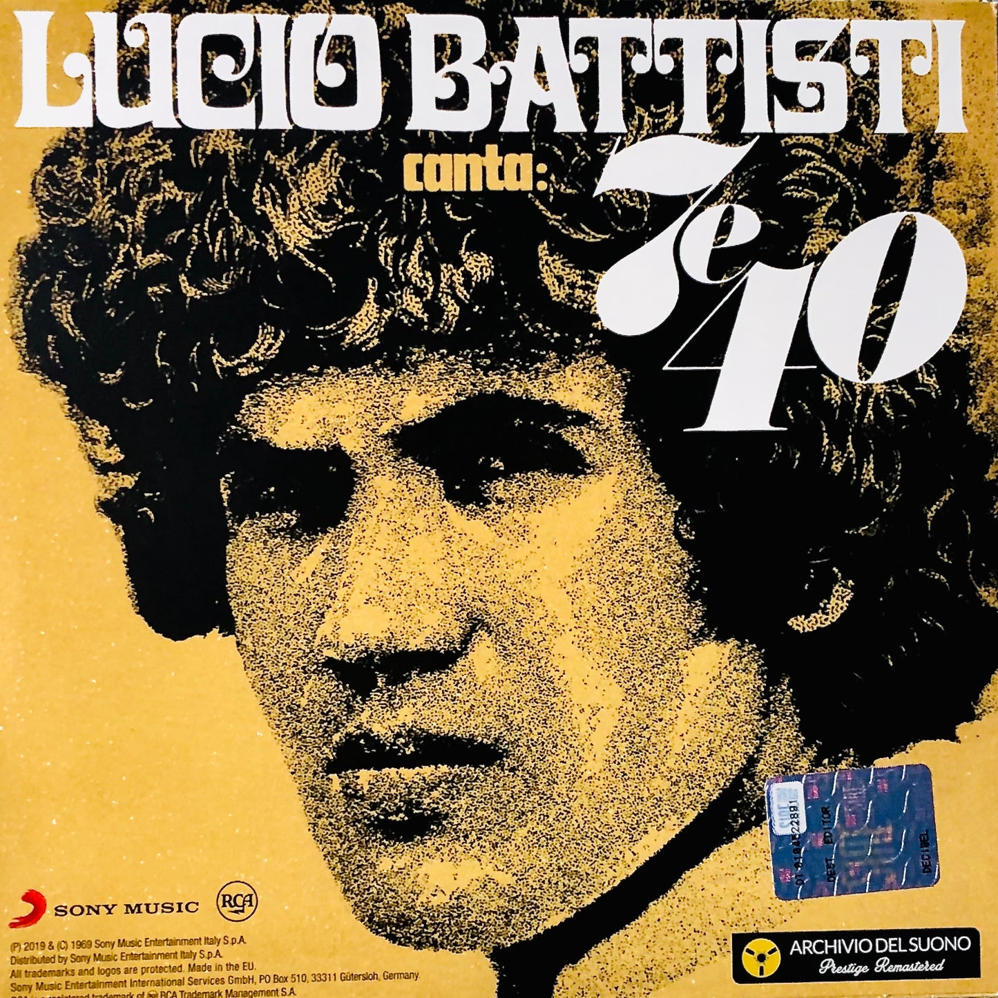 LUCIO BATTISTI - (canta:) Mi ritorni in Mente - 45rpm Nero Rimasterizzato (Remastered 7” Black Vinyl)