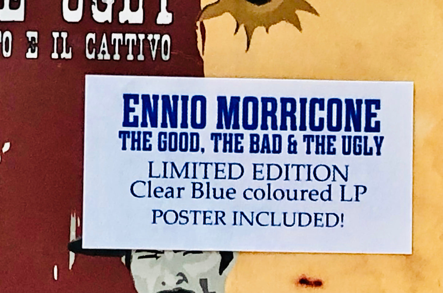 MORRICONE ENNIO - Il Buono,Il Brutto e Il Cattivo - Vinile Blu Trasparente