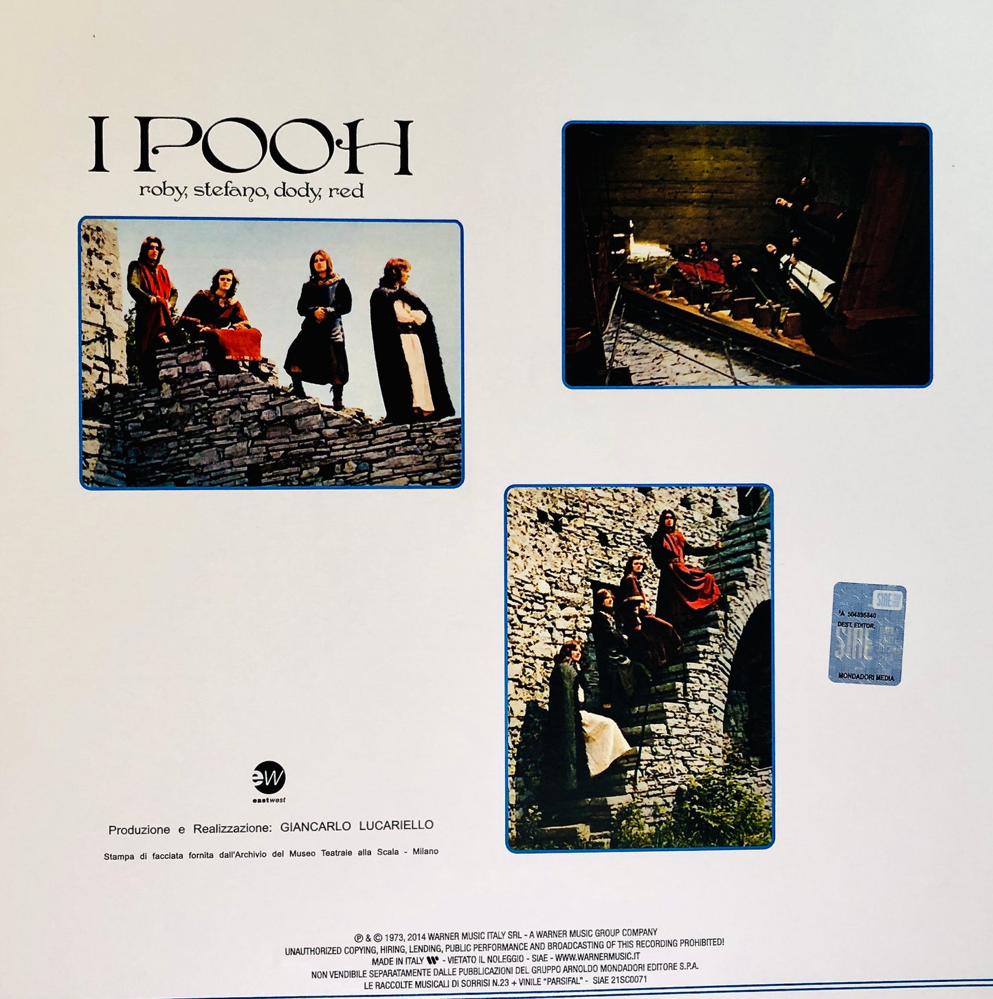 POOH - Parsifal - Vinile Nero (Black Vinyl)